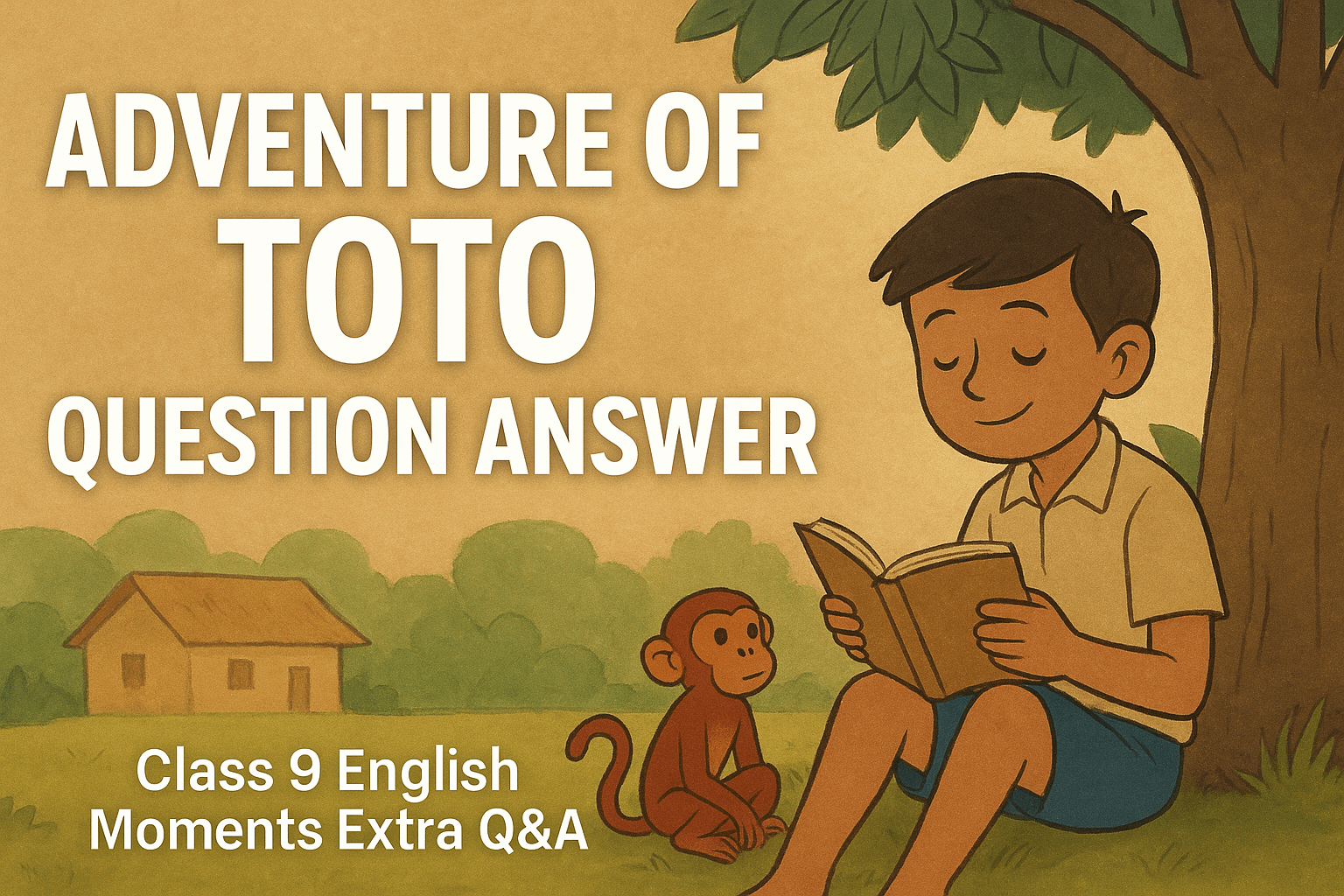 “Adventure of Toto Class 9 English Moments question answer with summary, textual and extra questions for exam preparation”